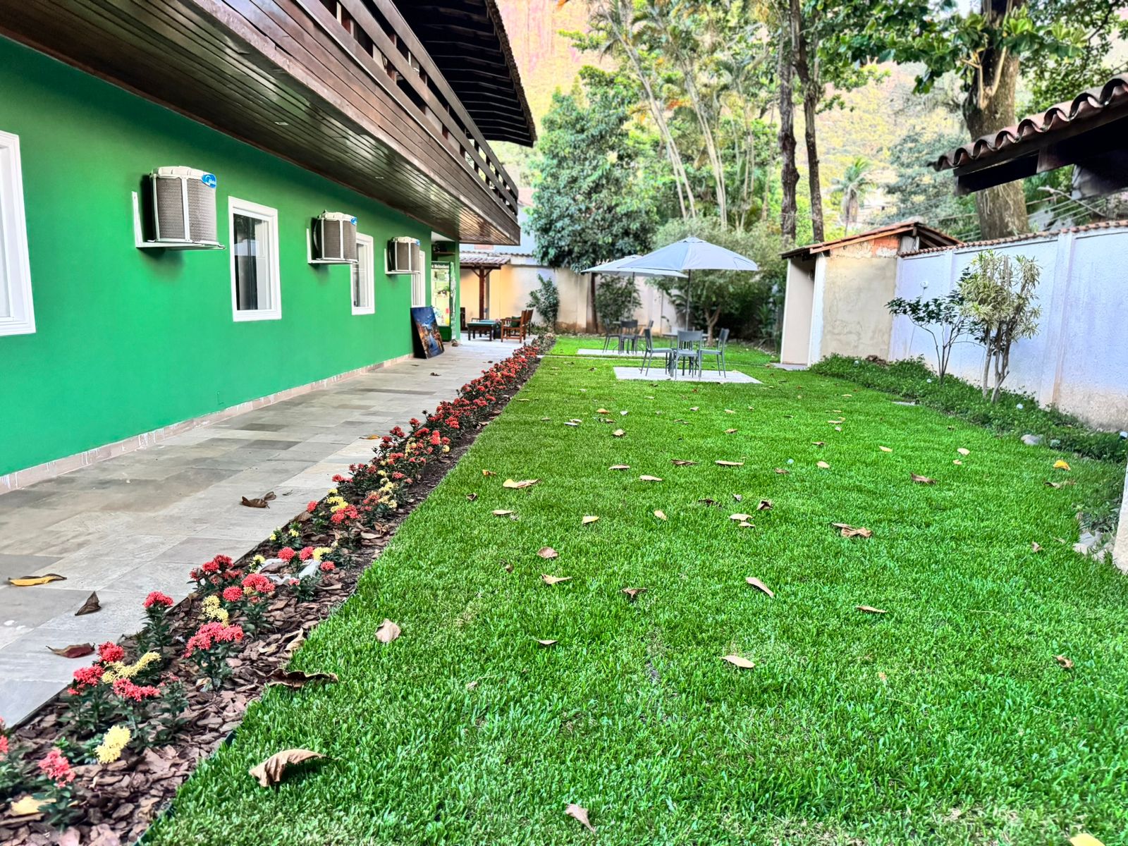 Área verde da Pousada MontVerde