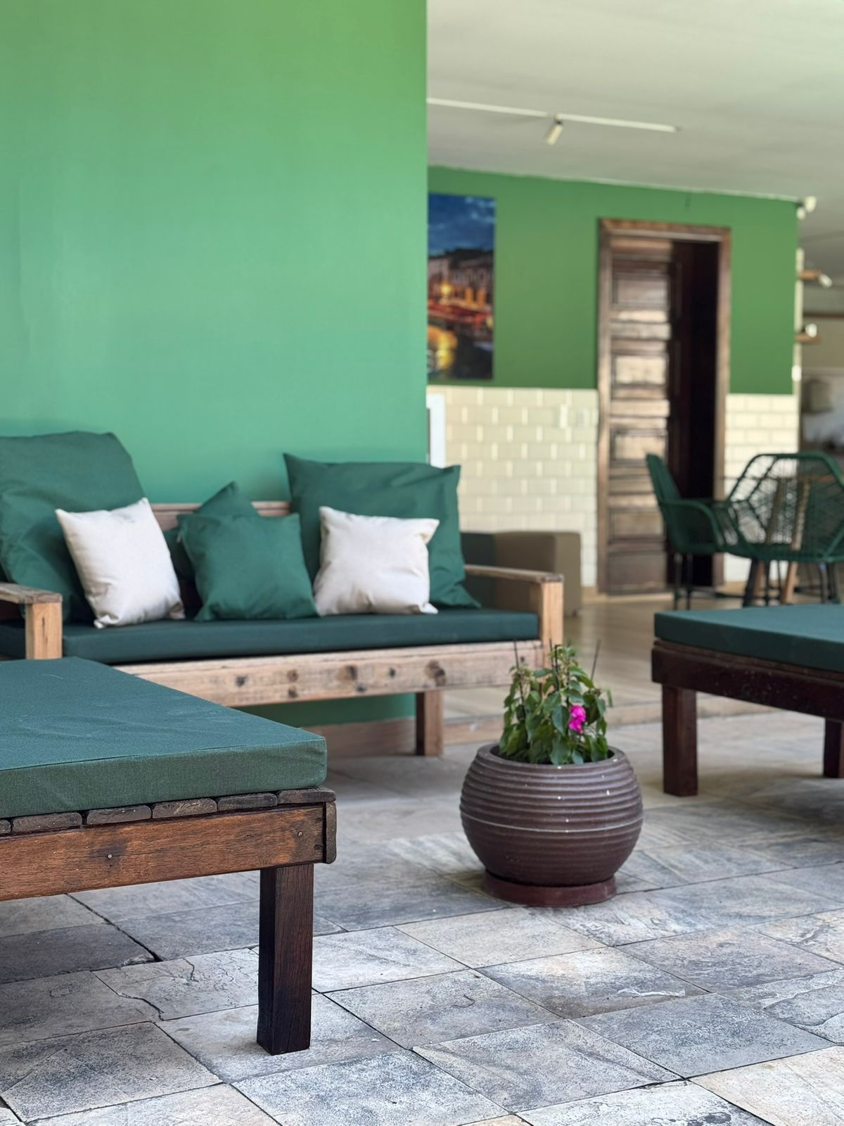 Área de piscina — Pousada MontVerde